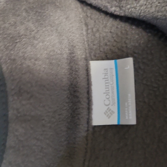 Mens Columbia snap fleece - Picture 2 of 3
